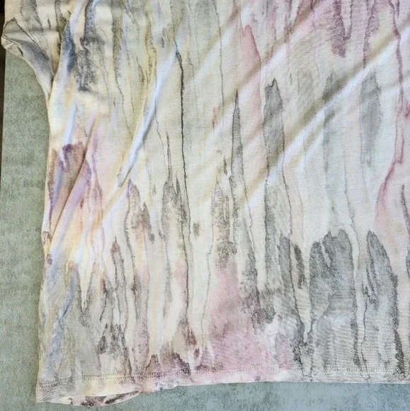 SOLD XCVI Tie Dye Relaxed Fit Short Sleeve Top - Picture 8 of 11